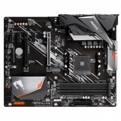 GIGABYTE GA-A520 AORUS Elite, Socket AM4, AMD A520, Dual 4xDDR4-4733, APU AMD graphics, DVI, HDMI, 2xPCIe X16, 4xSATA3, RAID, 1xM.2, 3xPCIe X1, ALC1200 HDA, S/PDIF, GbE LAN, 1xUSB3.2Gen2, 5xUSB3.2, RGB Fusion 2.0, ATX